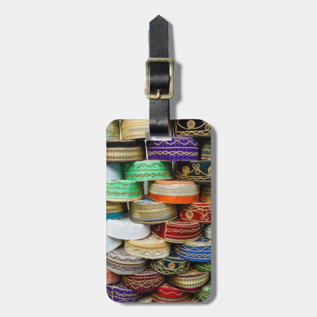 Arabische Karten auf dem Markt Gepäckanhänger (Vorderseite vertikal)
