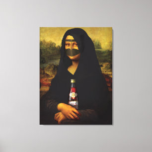 Arabische Mona Lisa Leinwanddruck