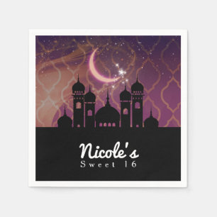 Arabische Nächte Marokkanische Nahöstliche Party Serviette