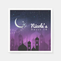 Arabische Nächte Marokkanisches Lila Mondlicht