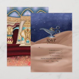Arabische Nächte Themenabend Party RSVP Karte