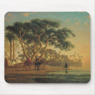Arabische Oase, 1853 Mousepad