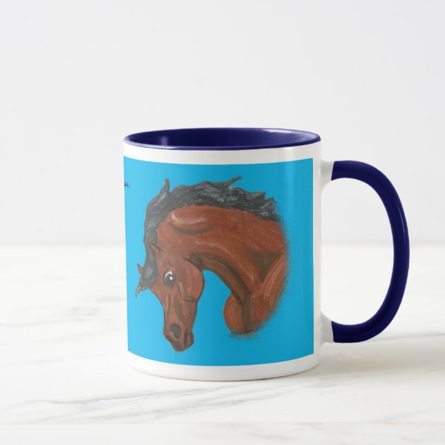Arabische Pferdekunst-Tasse Tasse (Rechts)