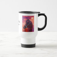 Arabische Pferdesonnenaufgang-Tasse