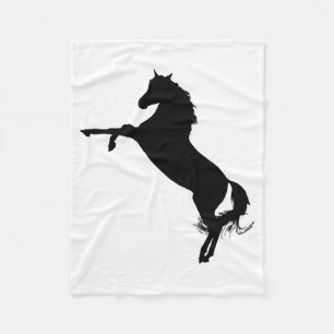 Arabische Silhouette Fleecedecke