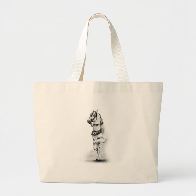 Arabische Tänzer-Taschen-Tasche Jumbo Stoffbeutel (Vorne)