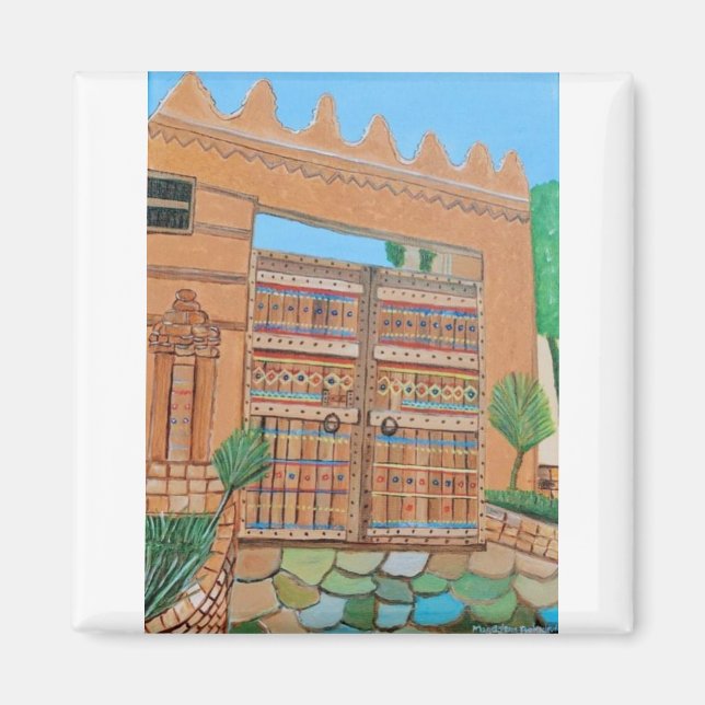 arabische Tür Magnet (Vorne)
