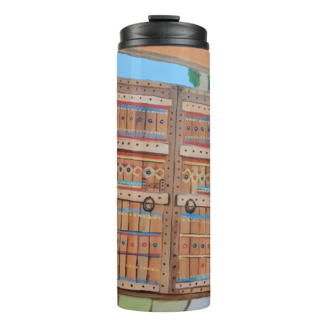 Arabische Tür Thermosbecher (Vorderseite)