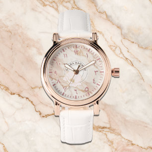Arabische Ziffern Damen Uhr – Roségold Geschenkide