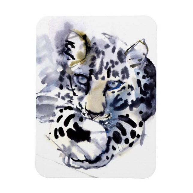 Arabischer Leopard 2008 2 Magnet (Vertikal)