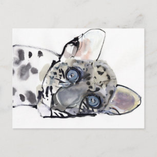 Arabischer Leopard 2008 3 Postkarte