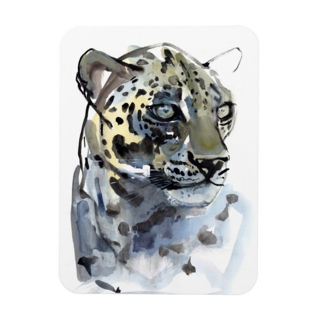 Arabischer Leopard 2008 4 Magnet (Vertikal)