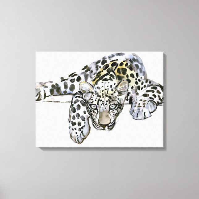 Arabischer Leopard 2008 6 Leinwanddruck (Vorderseite)