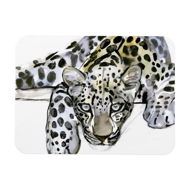 Arabischer Leopard 2008 6 Magnet (Horizontal)