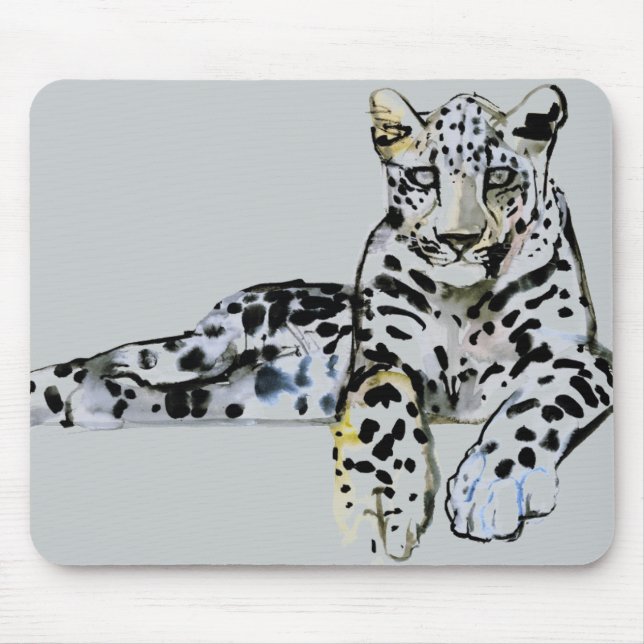 Arabischer Leopard 2008 7 Mousepad (Vorne)