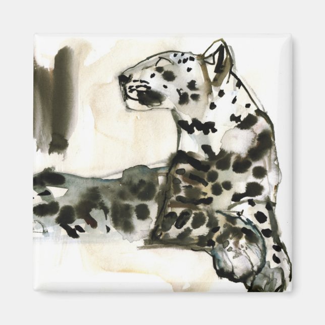 Arabischer Leopard 2008 Magnet (Vorne)