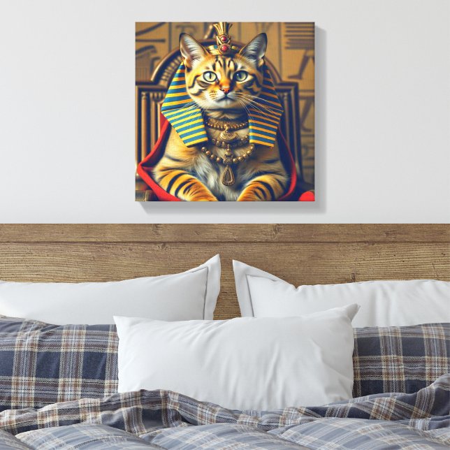ARABISCHER MAU-PHARAOH LEINWANDDRUCK (Insitu (Schlafzimmer))