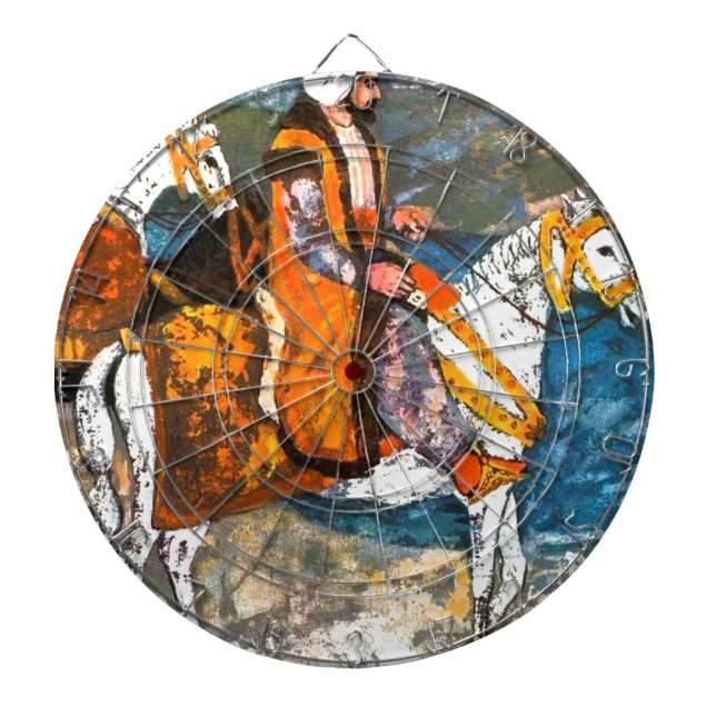 Arabischer Reiter Dartscheibe (vorne)