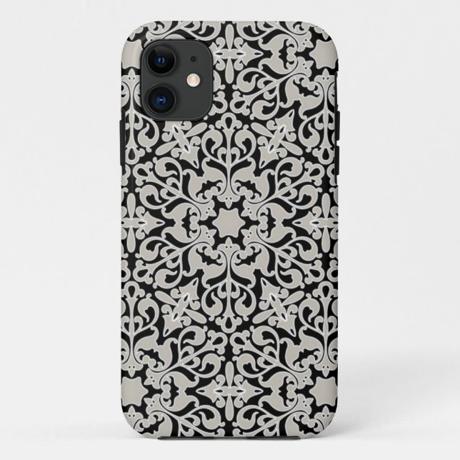 Arabisches Blumenmuster Case-Mate iPhone Hülle (Rückseite)