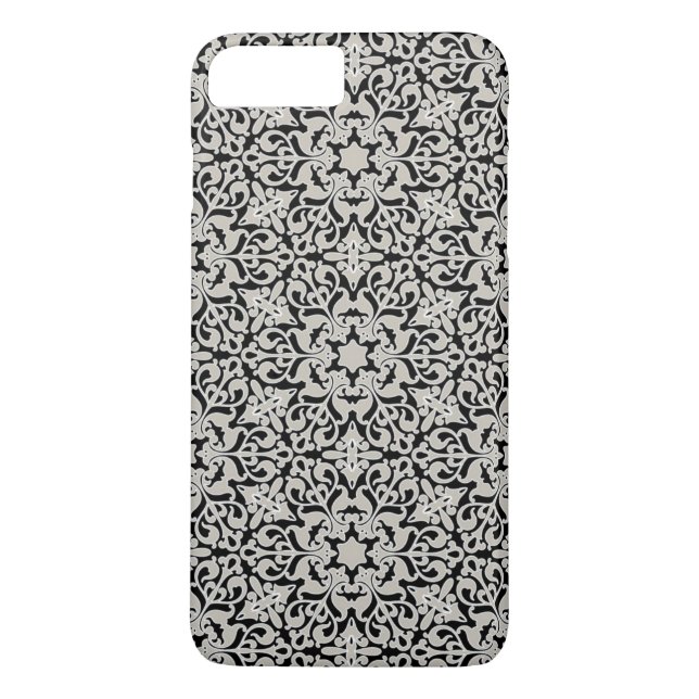Arabisches Blumenmuster Case-Mate iPhone Hülle (Rückseite)