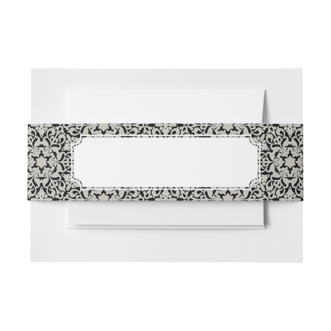 Arabisches Blumenmuster Einladungsbanderole (Vorderseite Beispiel)