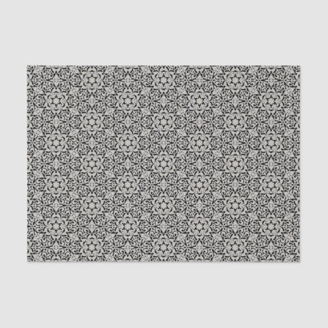 Arabisches Blumenmuster Seidenpapier (Vorderseite)