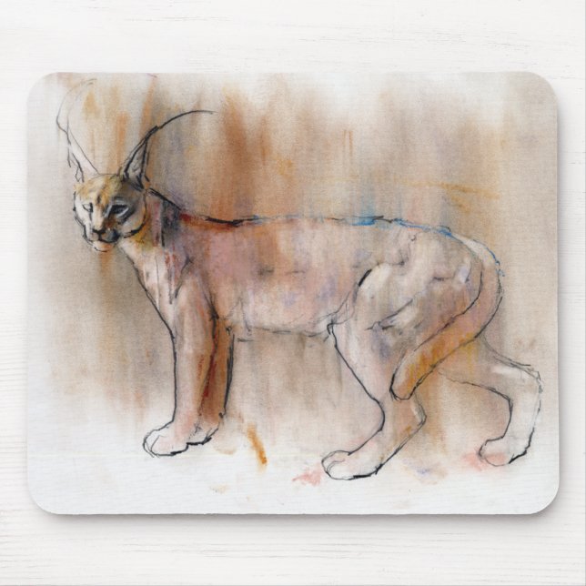 Arabisches Caracal 2009 Mousepad (Vorne)