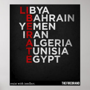 Arabisches Frühlings-Plakat Poster