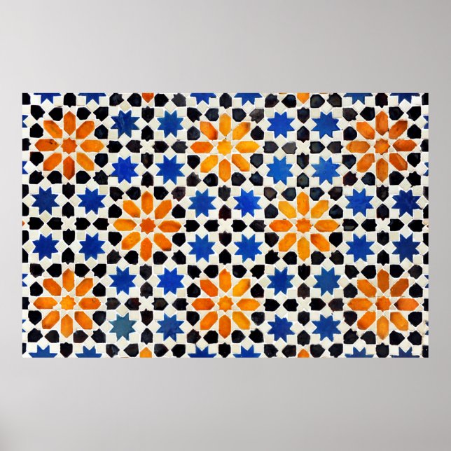 Arabisches Mosaik aus marokkanischen Fliesen, deko (Vorne)