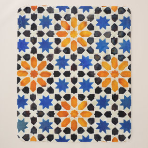 Arabisches Mosaik aus marokkanischen Fliesen, deko Sherpadecke