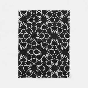 Arabisches Muster des islamischen geometrischen Mu Fleecedecke
