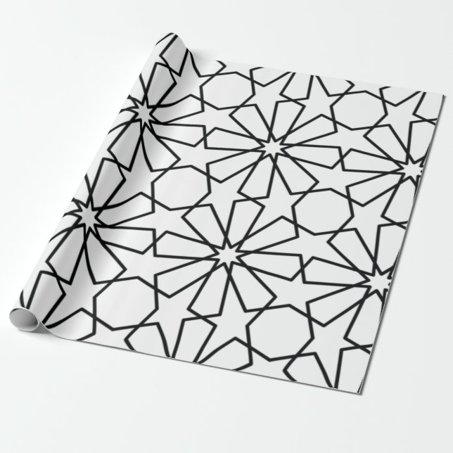 Arabisches Muster des islamischen geometrischen Mu Geschenkpapier (Ungerollt)