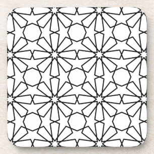 Arabisches Muster des islamischen geometrischen Mu Getränkeuntersetzer