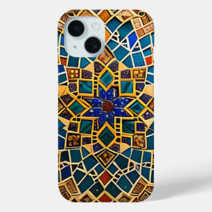Arabisches Muster in Beige und Türkisblau Case-Mate iPhone Hülle
