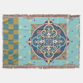 Arabisches Muster - schwarz Decke