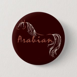 Arabisches Pferd Button