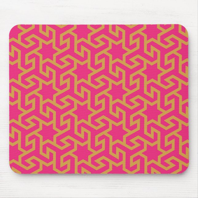 Arabisches sternförmiges Muster Mousepad (Vorne)