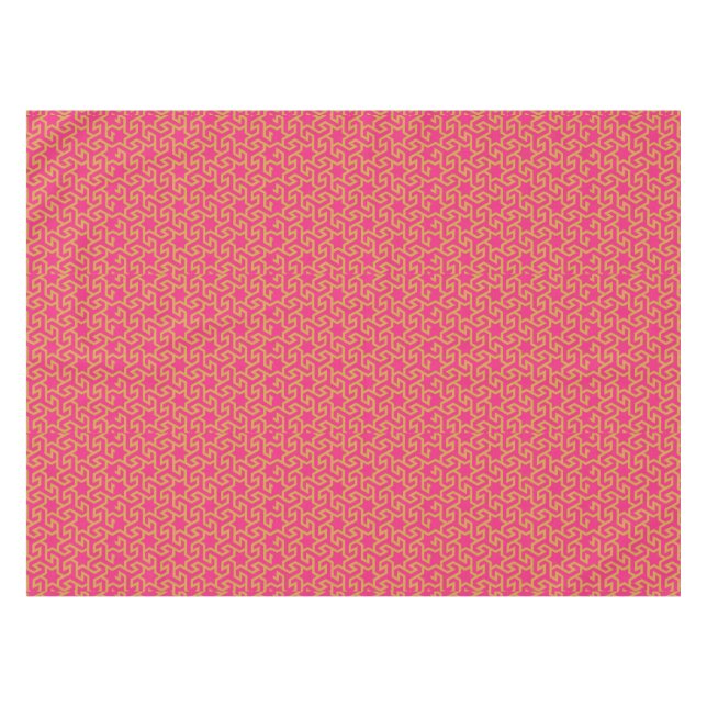 Arabisches sternförmiges Muster Tischdecke (Vorderseite (Horizontal))