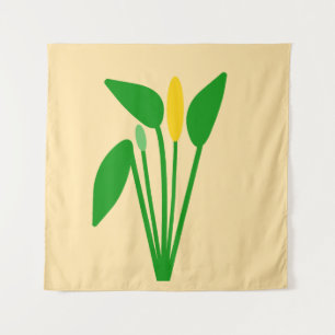 Araceae-Teppich Wandteppich