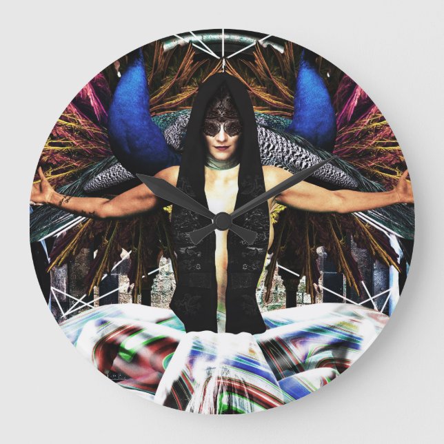 "Arachne- Pride- Große Wanduhr (Vorderseite)