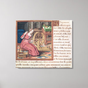Arachne, von 'konkurrieren DES Femmes Celebres Leinwanddruck
