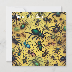 Arachnid Liebt Creepy Crawly Spinnen, Save The Date