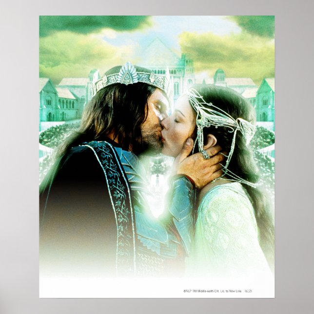 Aragorn and ARWEN™ Kiss Poster (Vorne)