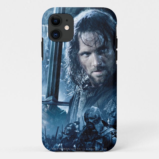 Aragorn gegen Orcs Case-Mate iPhone Hülle (Rückseite)