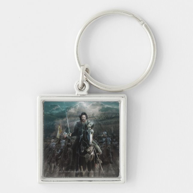 Aragorn Leading on Horse Schlüsselanhänger (Vorne)