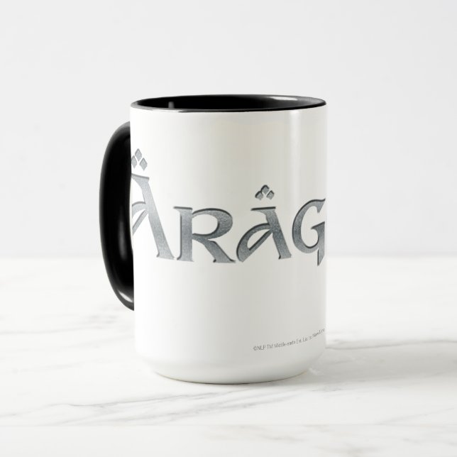 Aragorn-Logo Tasse (Vorderseite Links)