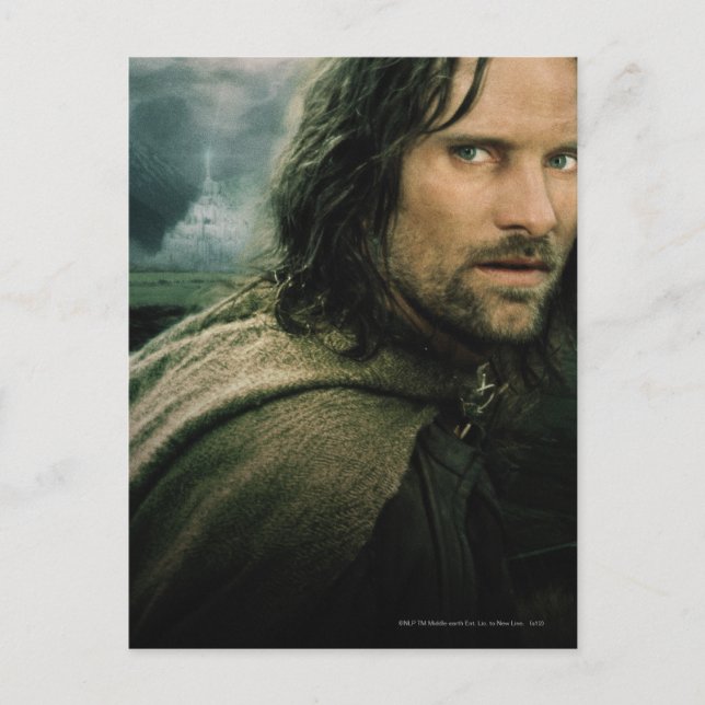 Aragorn Nah nach oben Postkarte (Vorderseite)