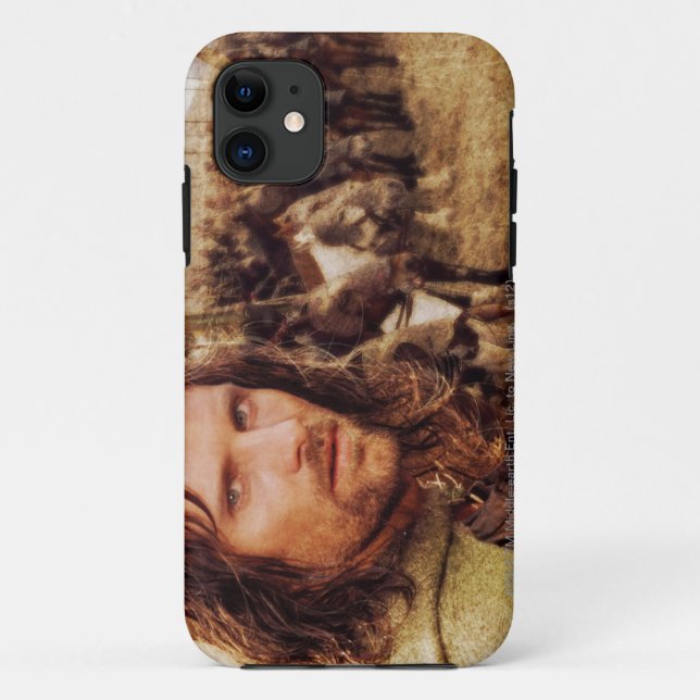 Aragorn Plus Reihe von Pferden Case-Mate iPhone Hülle (Rückseite)