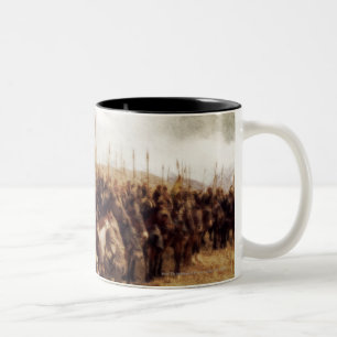 Aragorn Plus Reihe von Pferden Zweifarbige Tasse