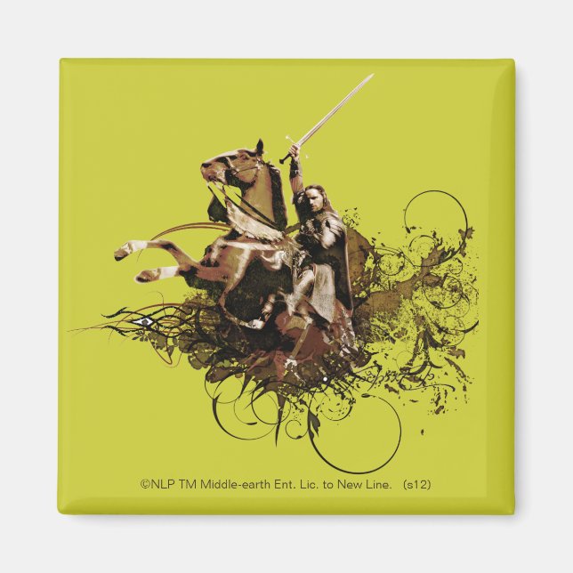 Aragorn Reiten Magnet (Vorne)